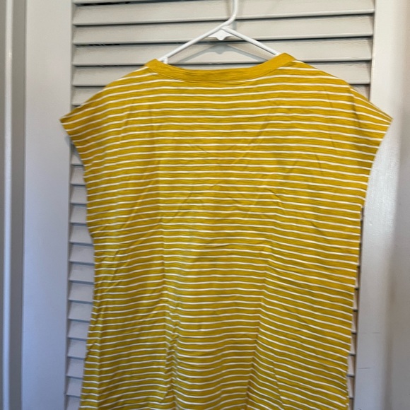 Yellow Striped Button-Up Top - Picture 3 of 3